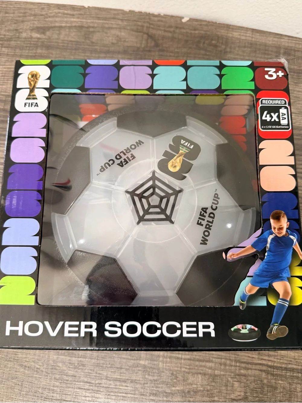 FIFA Hover Soccer - White and Black Kids Toy